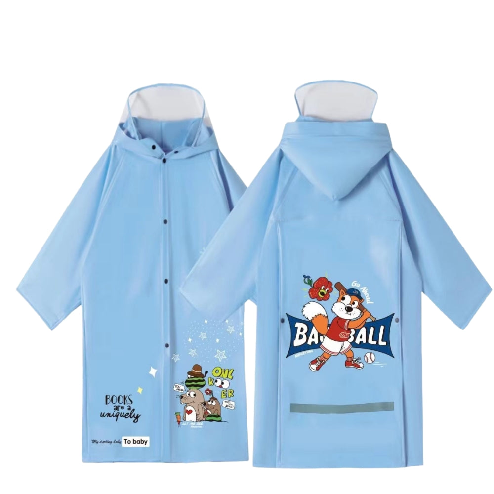 Kids Elsa Spider Raincoats Waterproof Rain Jacket Hooded Rain Poncho Toddler Rain Suit Reusable Rainwear with bag Cover 1-8 Years (UK, Age, 4 Years, 6 Years, Regular, Capybara)