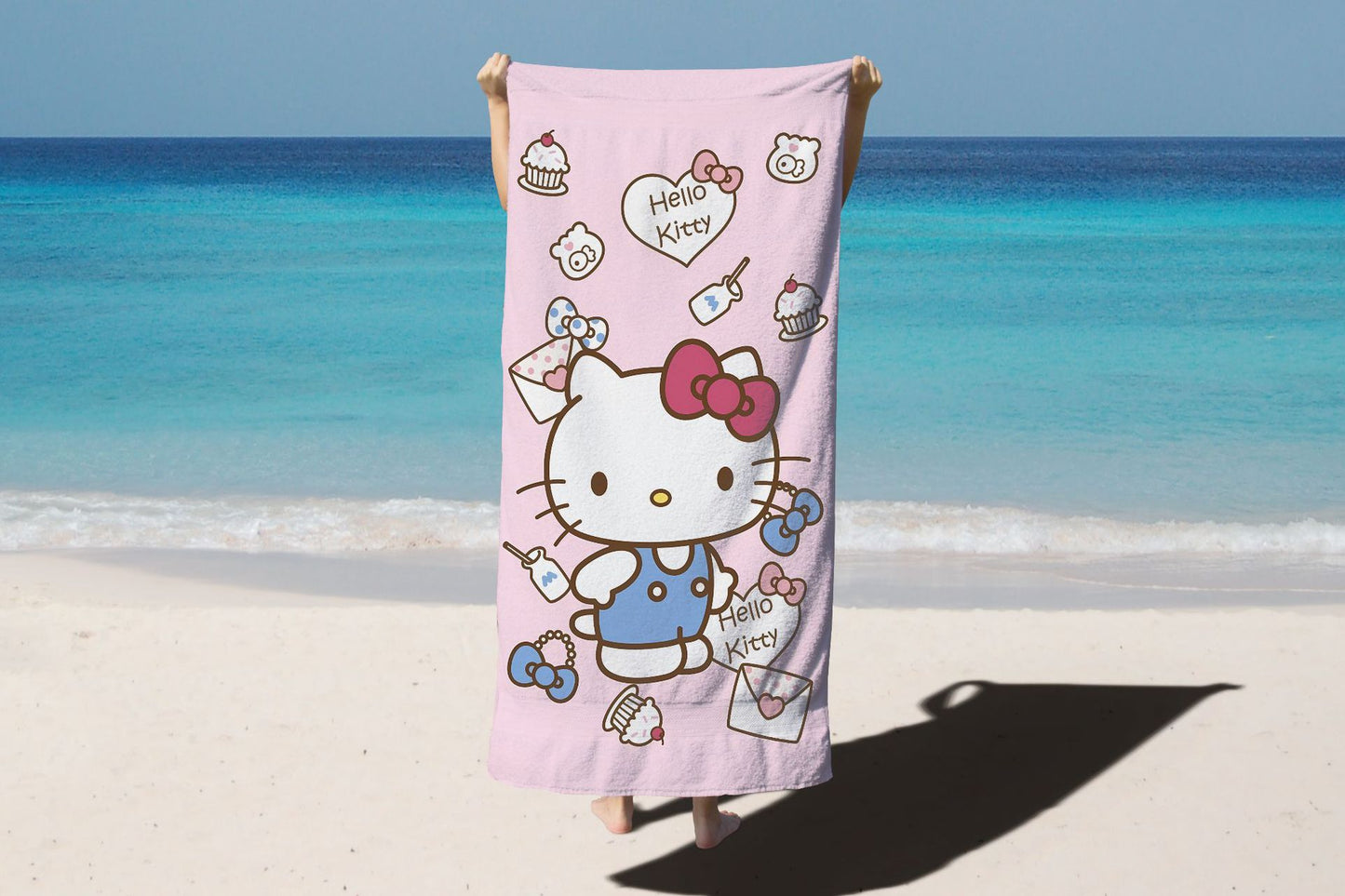 Stch Beach Towel - 70 x 150cm Microfibre Camping Towels for Girls Kids Quick Dry Super Soft Beach Blanket Pool Travel Swimming Bath Shower Towel