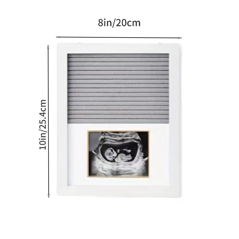 Baby Scan Photo Frames, Baby Sonogram Picture Frame DIY letters, Pregnancy Announcement Gifts, Ultrasound Picture Pregnant Mom Wooden Photo Mum To Be Gifts