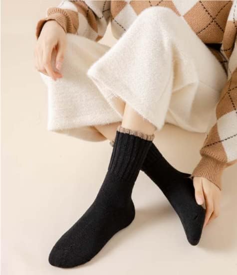 5 Pairs Ladies Thermal Socks Womens Warm Thick Heat Wool Knitting Socks Winter Christmas Gift UK Size 3~8