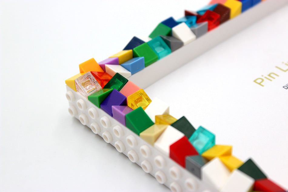 Photo Frame Christmas Tree DIY Colourful Bricks Picture Frames for Desk Decor Family Friends Kids Gifts 7x5 Portrait & Landscape Creative Crafts Gift Set Boys Girls (Mosaic 7X5(12.7*17.8))