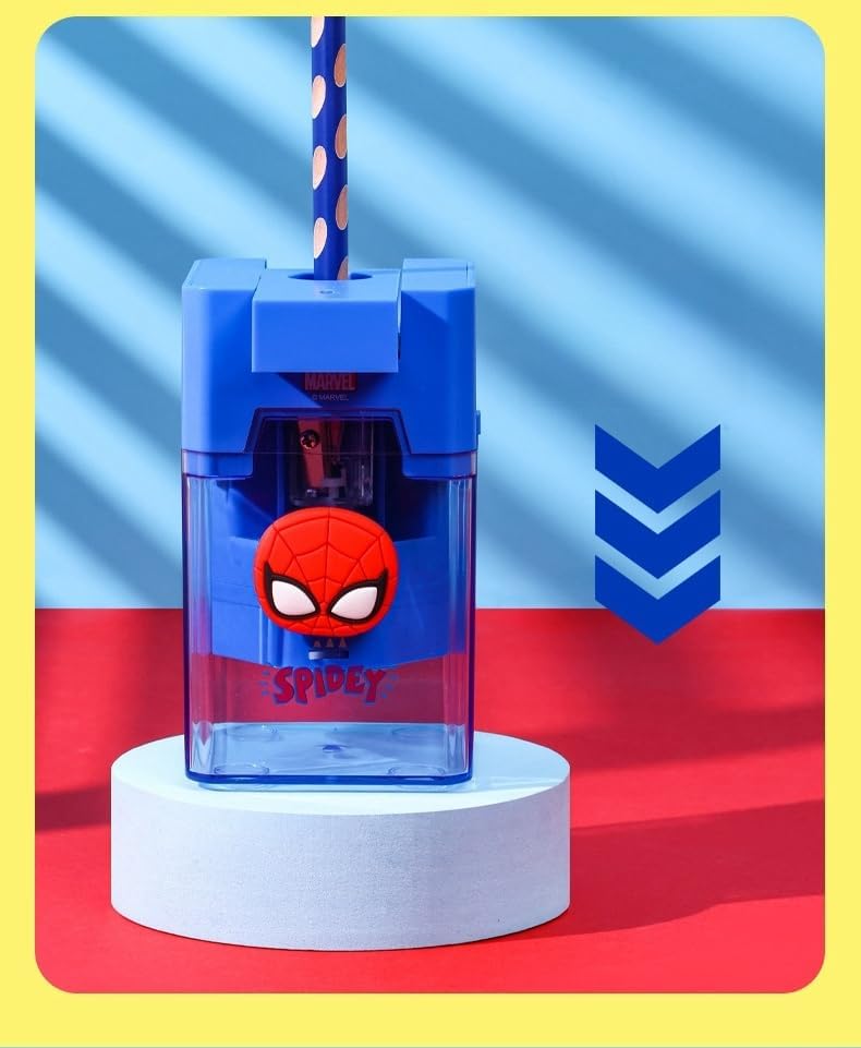 Automatic Electric Pencil Sharpener for Kids, Spider Pencil Sharpeners for Home and Classroom, Cute Pencil Sharpener Electric Plug in, School Supplies for Girls