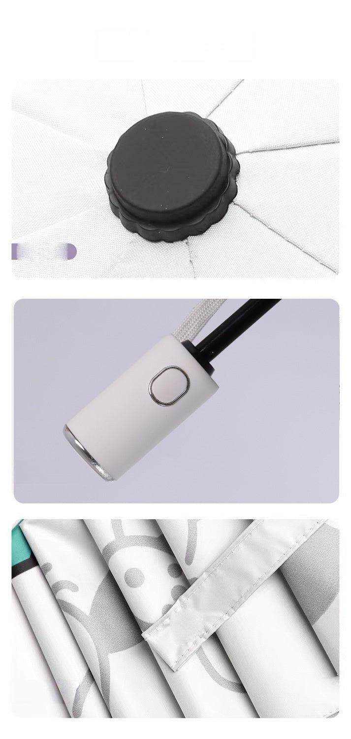 Umbrella for Teens Kids Folding Telescopic UV Protection Umbrella Lightweight Travel School Work Gifts Girls Boys(Cinnamoroll)