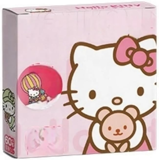 60pcs Kids Toddlers Princess Mickey Mouse Dinosaur Stickers Party Bag Fillers Boys Girls Teachers as Reward Craft Scrapbooking in Box Gift Set (Hello Kitty)