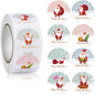 500pcs Christmas Stickers Party Bag Fillers Tags Gift Self-Adhesive Label Craft Scrapbooking Envelope Seal (Christmas 05)