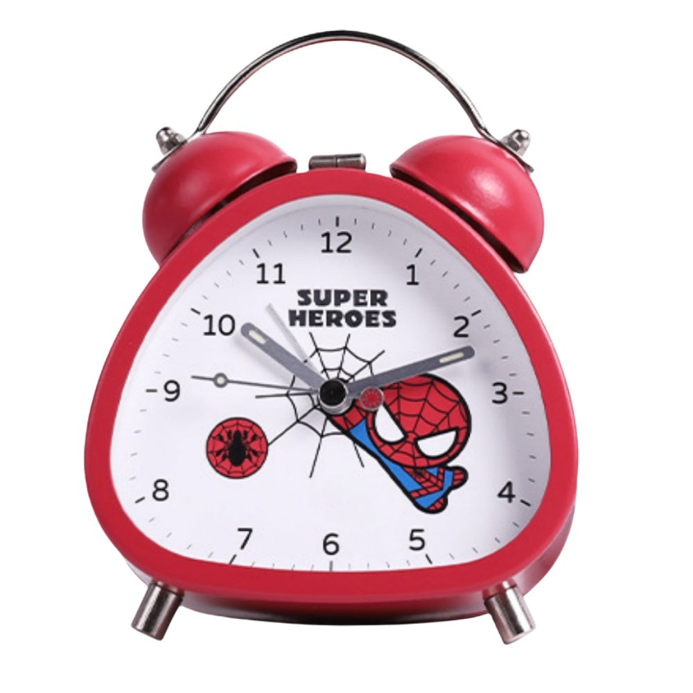 Princess Mermaid Kids digital Alarm Clock for Heavy Sleepers with Twin Bell and Large Digits, Loud Battery Retro Alarm Clock with Night Light for Bedside, Bedroom