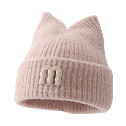 Baby Warm Hat Cute Bear Ear Hat Infant and Toddler Warm Ear Protection Knitted Wool Hat Autumn Winter For 2m-4years Boys And Girls In Winter