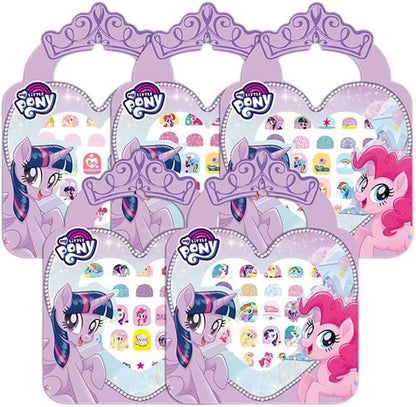 5 Sheets Toddlers Princess Elsa Minnie Kids Girls Nail Stickers Earring Stickers Art Decal Party Bag Fillers Decor for Kids Girls Birthday Gift