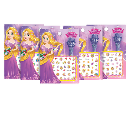 5 Sheets Toddlers Princess Elsa Minnie Kids Girls Nail Stickers Earring Stickers Art Decal Party Bag Fillers Decor for Kids Girls Birthday Gift