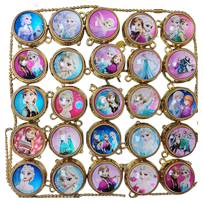 Nurse Watch Princess Spiderman Mermaid Elsa Kids Girls Boys Pocket Watch, Quartz with Chain, Vintage Roman Numerals Stylish Pocket Watch for Birthday Gift