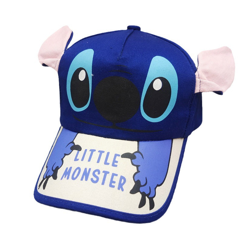Kids Cotton Baseball Cap Hat for Boys, Boys Caps Perfect for Outdoor Sunny Days Sun Hat 3+ Years(Stitch)