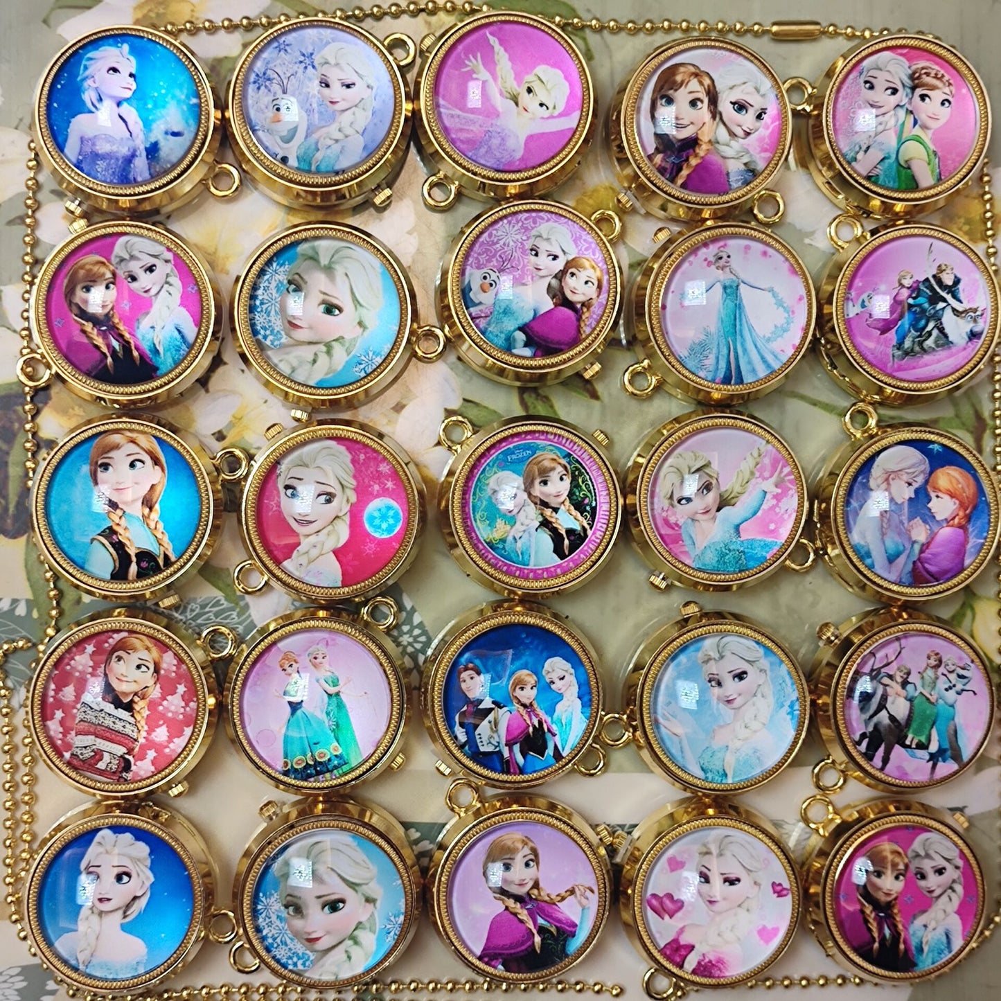 Nurse Watch Princess Spiderman Mermaid Elsa Kids Girls Boys Pocket Watch, Quartz with Chain, Vintage Roman Numerals Stylish Pocket Watch for Birthday Gift