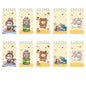 10 Pack Pocket Notebook Small Spiral 10 * 6CM Mini Notepad Princess Kids Colorful Memo Bulk Wired Lined for School Office Supplies Birthday Party Bag Fillers (Labubu)