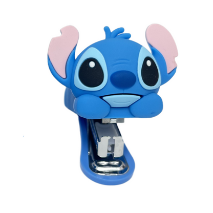 Mini Effortless Kitty Princess Desktop Staplers with 1000 Standard No.10 staples set Cute Stapler Gift for Student and Office School stationary Use