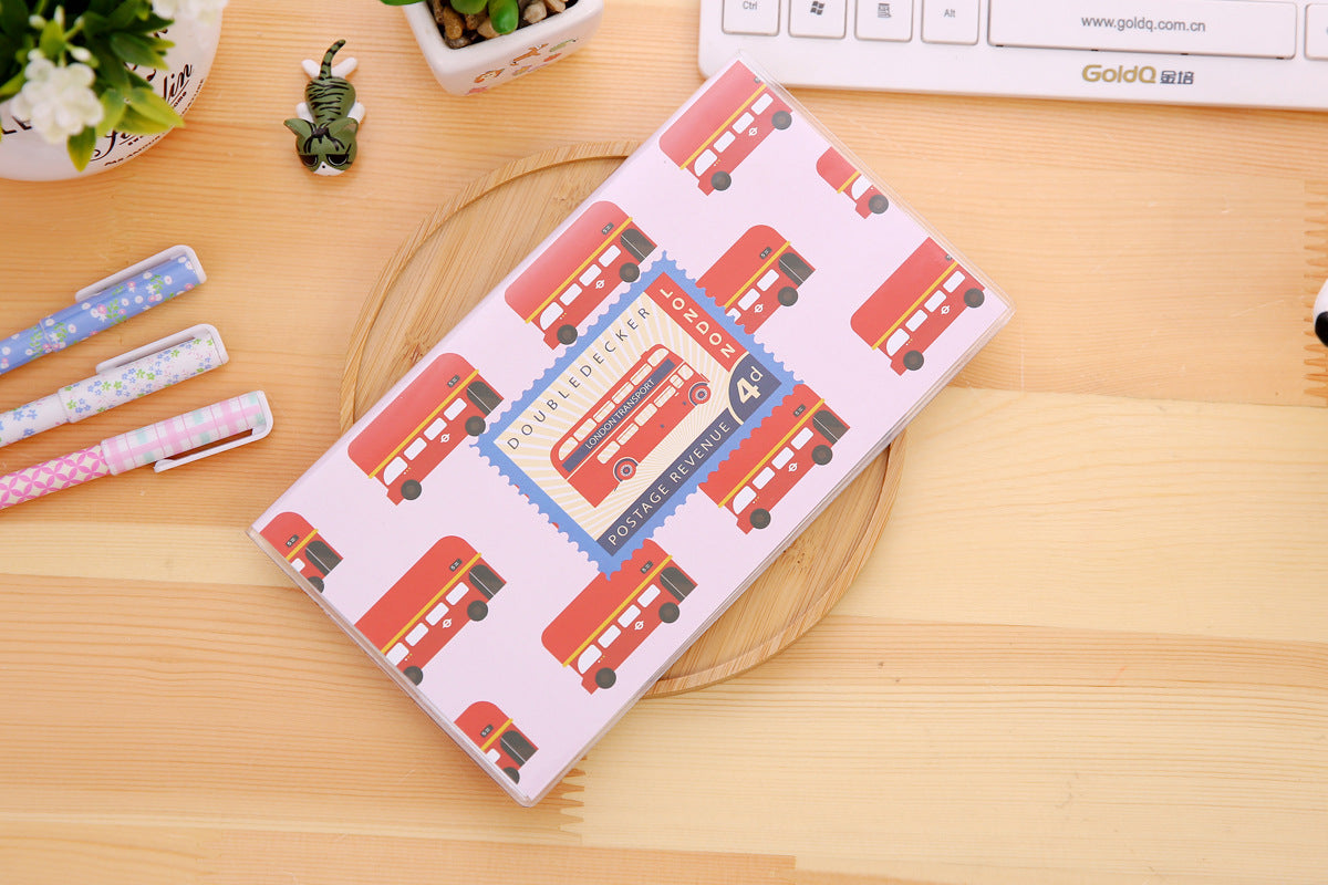Monthly Planner Journal Notebook London Souvenirs London bus telephone Perfect For Home/Study or Office Use Gift Notepad for school writing (A(Random Color))
