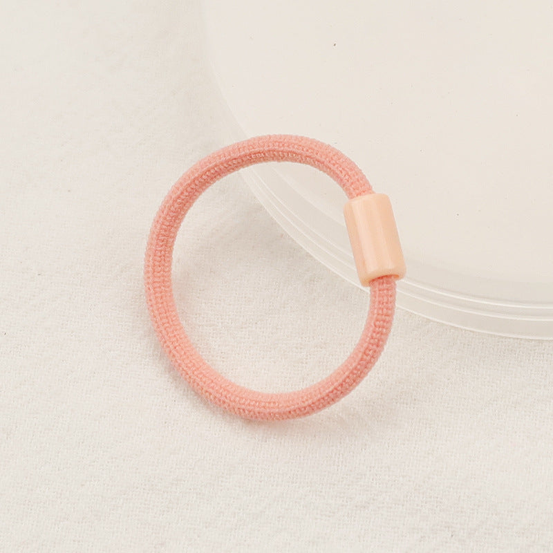 60Pcs Girls Women Thick 3CM Ties for Thick Heavy or Curly Hair Endless Hair Elastics colourful strong Bobbles Hair Ties Bands Ponios Ponytail Holders