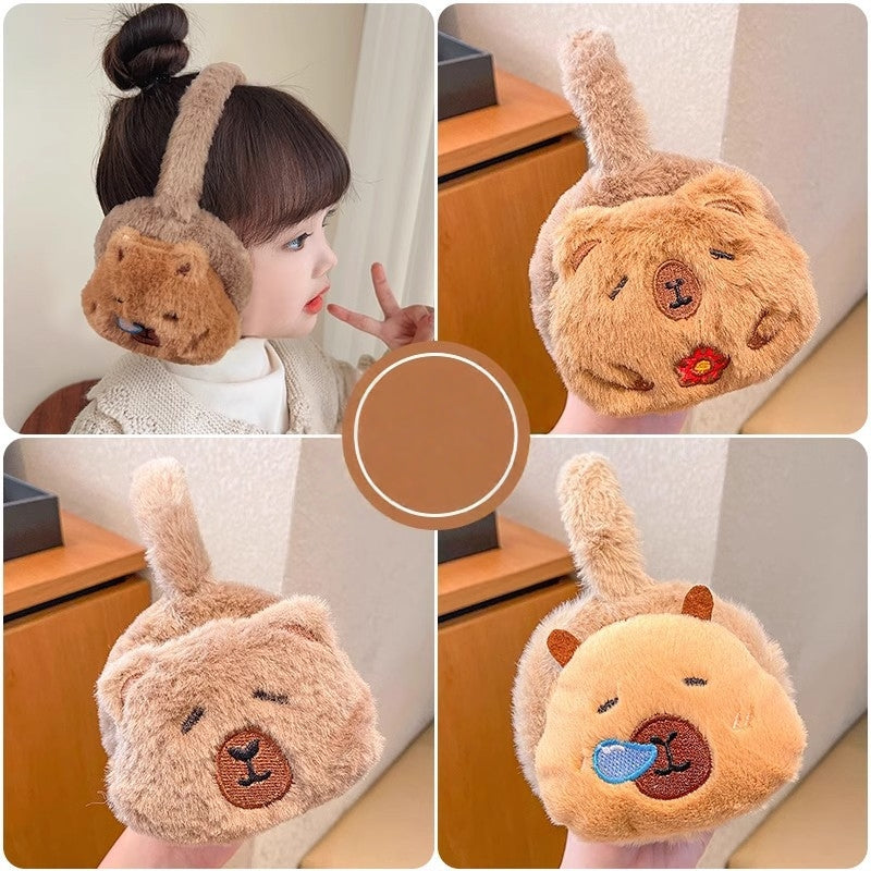 Kids Boy Girl Earmuffs Winter Fleece Thermal Outdoor Warm Plush Ear Warmer