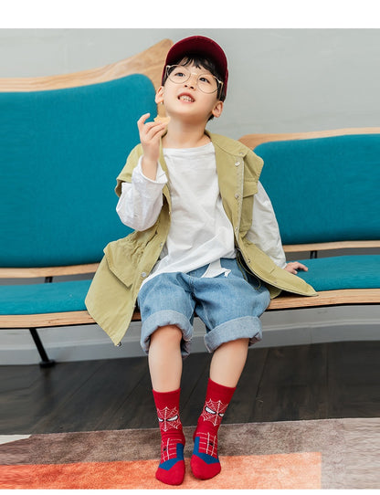 5 Pairs Toddlers Boys Kids Costume cotton Infant Ankle Socks 1-5 Years