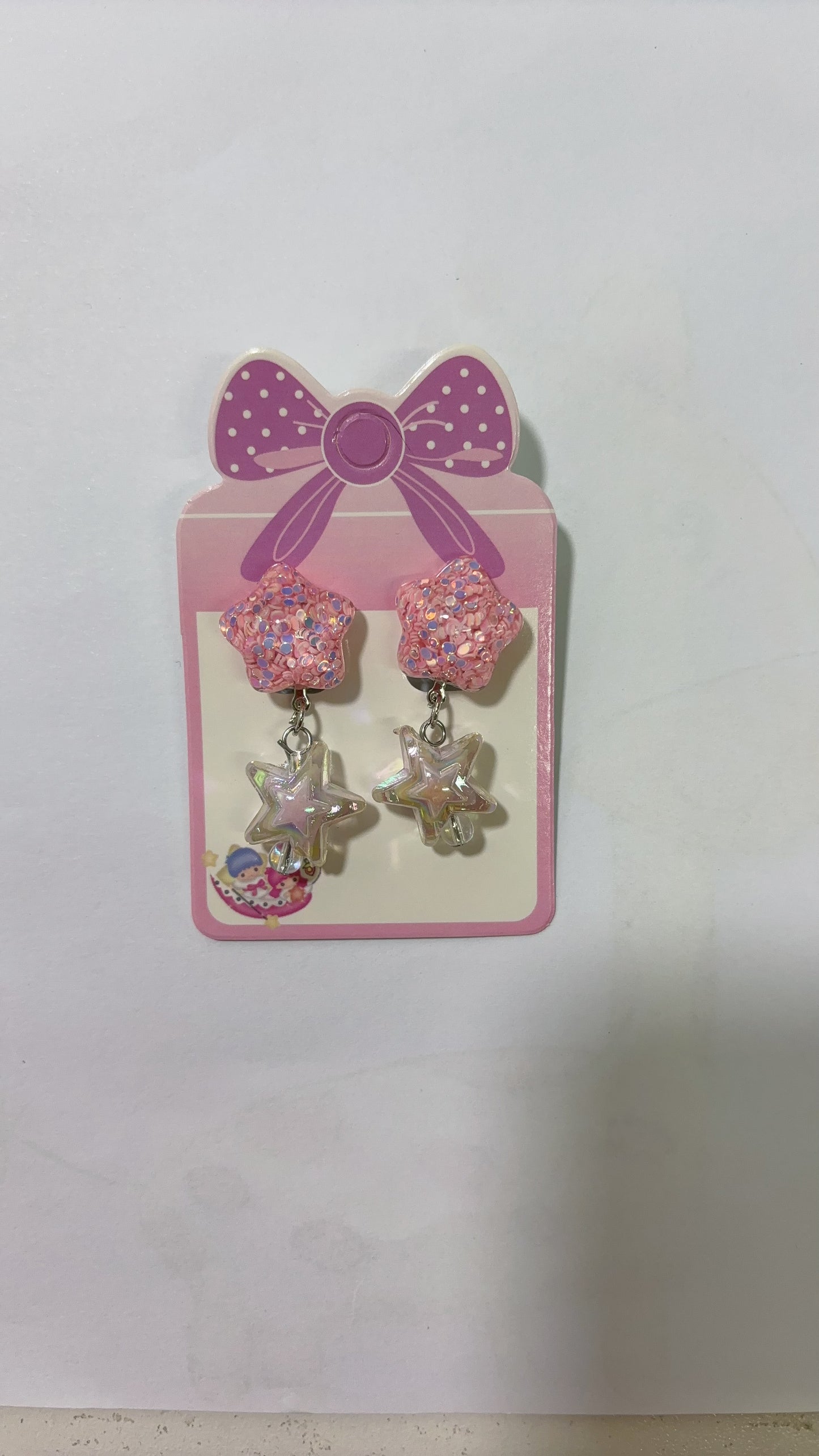 3 Pairs kids Clip On Earrings for Girls Cute Earrings No Pierced Princess Play Girls Dress Up Jewelry Set for Kids