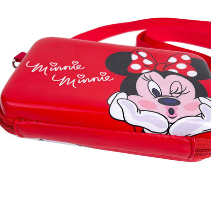 Kids Purse Girls Silicone Mini Children's Coin Purse Cute Cartoon Shoulder Bag Crossbody Bag Accessories Bags Adjustable Strap for Kids Gift Travel Holiday (Minnie)