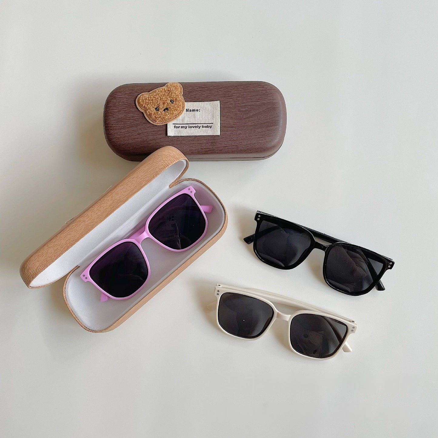 Kids Sunglasses Girls, pink Girls Sunglasses Colourful with strap, Funky Party children Favor, for Kids Toddler UV400 Age 3-10