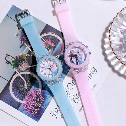 Analogue Quartz Watch with Stainless Steel Strap Bracelet Cats Girls Toddler Watches Gifts for Kids Birthday Gifts Gift Box