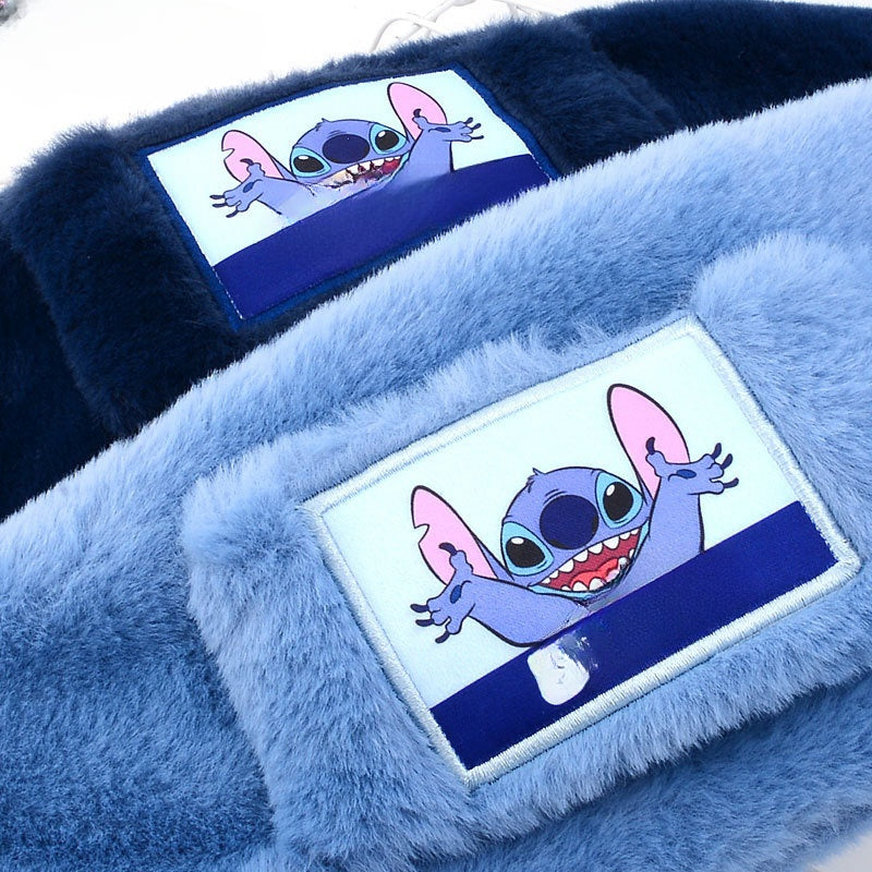 Kids Winter Beanie Scarf for 2-10 Years Old Boys Girls.Outdoor Warm Fleece Lined Thermal Knit Fluffy Pom