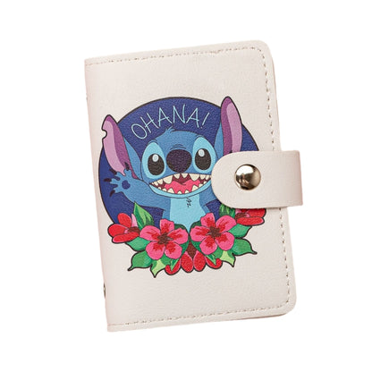 Kids GIrls Women Wallet Cute Trifold Wallet with Coin Purse Card Slots with zip pockets Gifts PU leather (Mickey)