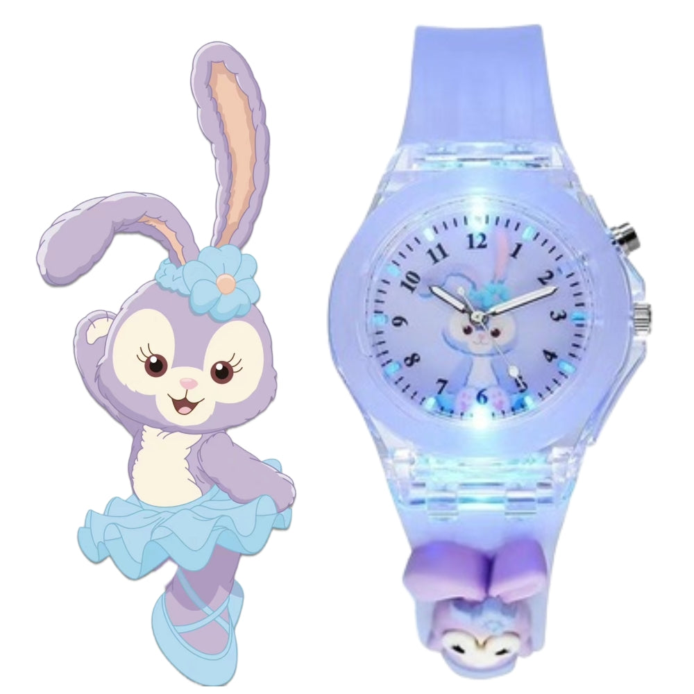 Toys for 3-8 Year Old Girls Boys, Toddler Watches Gifts for Kids 4-9 Birthday Gifts Learning Toys glow in dark Watch(My Melody)
