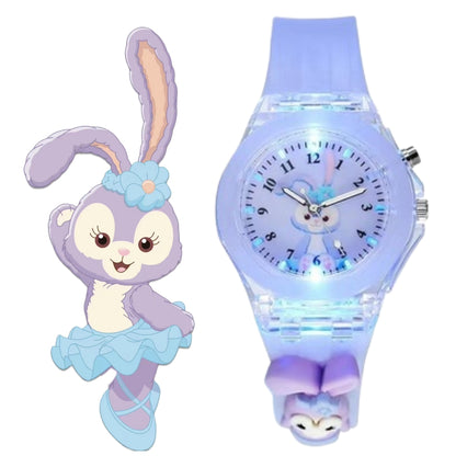 Analogue Quartz Watch with Stainless Steel Strap Bracelet Cats Girls Toddler Watches Gifts for Kids Birthday Gifts Gift Box