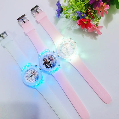Analogue Quartz Watch with Stainless Steel Strap Bracelet Cats Girls Toddler Watches Gifts for Kids Birthday Gifts Gift Box