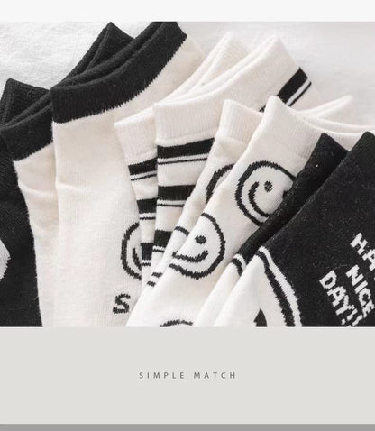 10 Pairs Ladies Ankle Socks low cut Trainer Socks Cotton Multipack heart animal Breathable Lightweight Sport Socks Casual Wear Gifts for Women