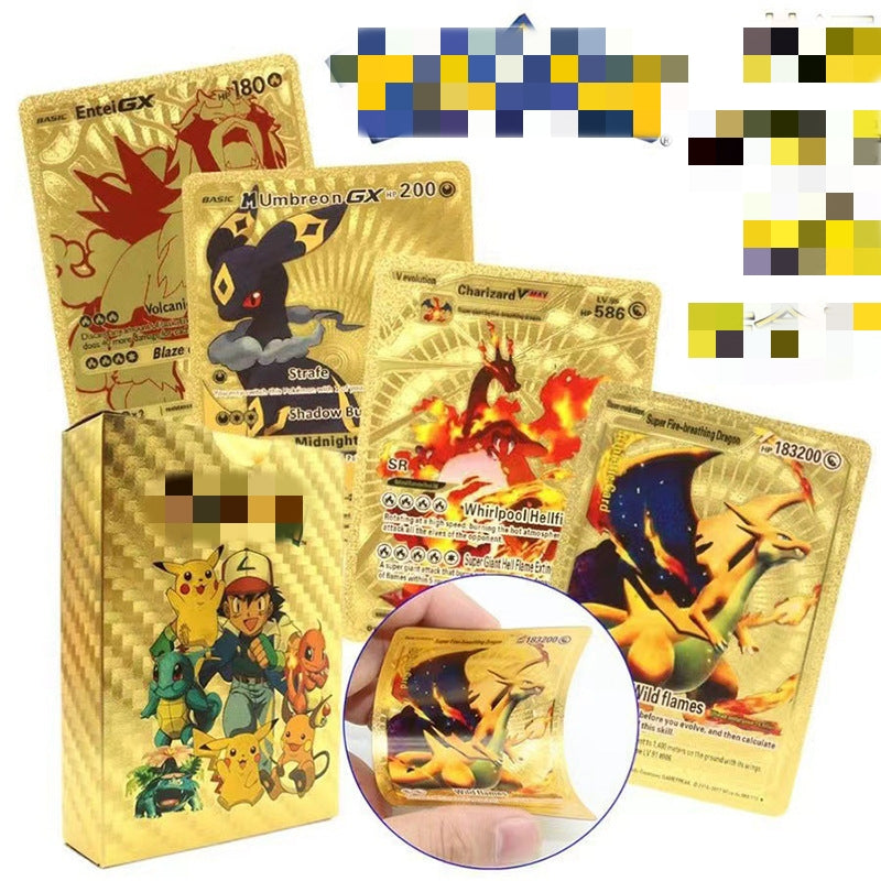 Ultimate Shiny Gold Silver Card Bundle - 55 Random Cards