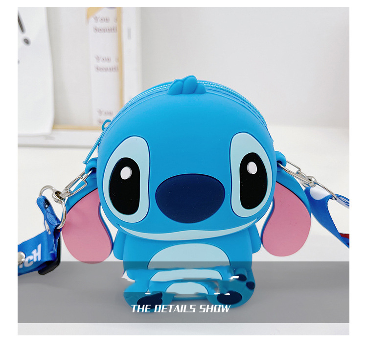 Kids Purse Girls Silicone Mini Children's Coin Purse Cute Cartoon Shoulder Bag Crossbody Bag Accessories Bags Adjustable Strap for Kids Gift Travel Holiday (White Cat)