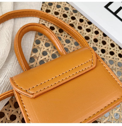 Shoulder Bag Girls Kids Children Handbags Portable Mini Coin Purse Messenger Crossbody Bag PU Mini Flip Bag Makeup Accessories Bags Gift Travel Holiday little small 9 * 4 * 13