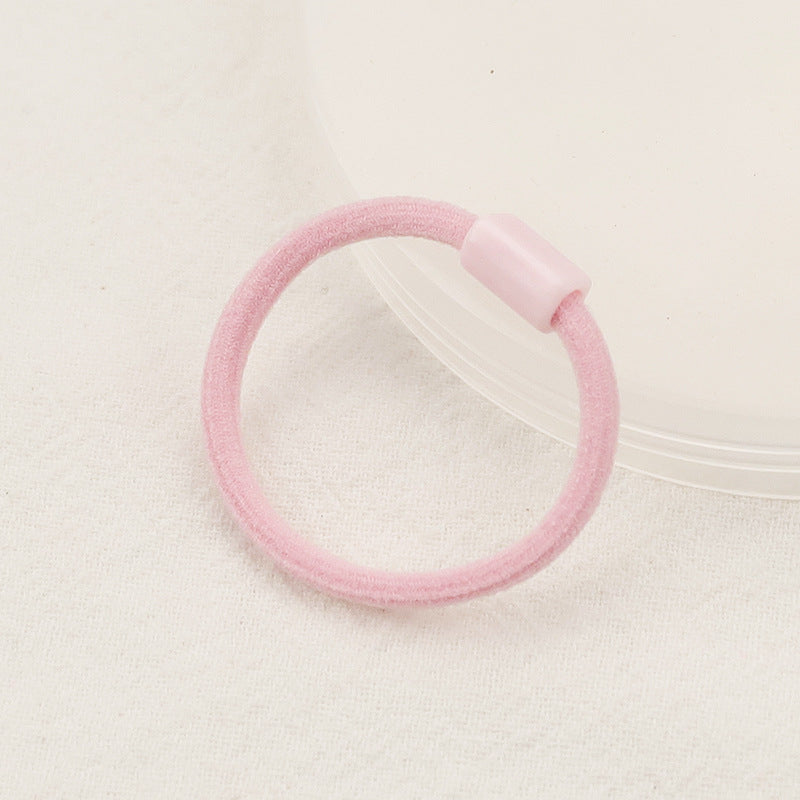60Pcs Girls Women Thick 3CM Ties for Thick Heavy or Curly Hair Endless Hair Elastics colourful strong Bobbles Hair Ties Bands Ponios Ponytail Holders