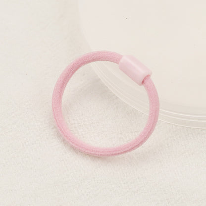 60Pcs Girls Women Thick 3CM Ties for Thick Heavy or Curly Hair Endless Hair Elastics colourful strong Bobbles Hair Ties Bands Ponios Ponytail Holders