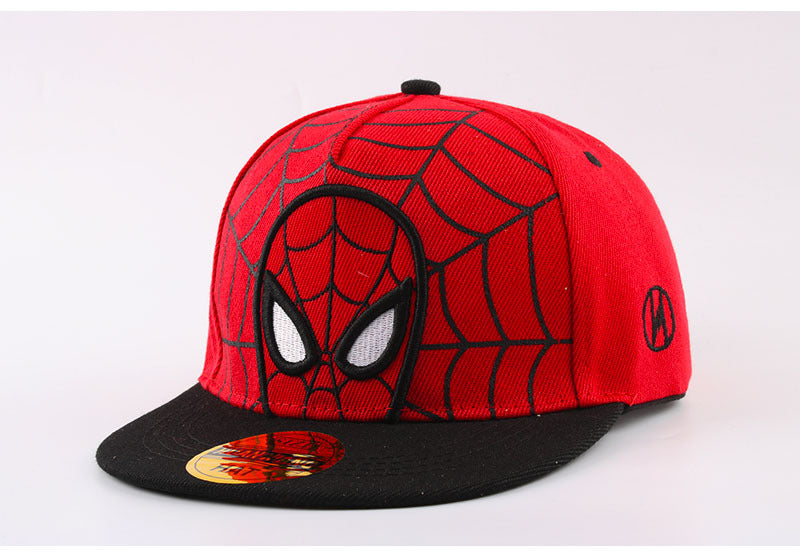Kids Cotton Baseball Cap  Hat for Boys, Boys Caps Perfect for Outdoor Sunny Days Sun Hat 3+ Years (Red Spiderman)