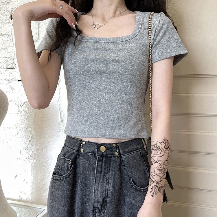 9 Sheets Women Men Gold Fashion Metallic Temporary Tattoos Waterproof Stickers Festival Fake Jewelry Tattoos Body Art