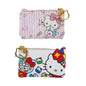 2 Pack Small Coin Purse, Cute Cartoon Wallet Mini Purse Holder for Women Girls Children, Oxford Pouch Small Change Bag for Coin, Credit Card, ID Card, Keys, Lipstick