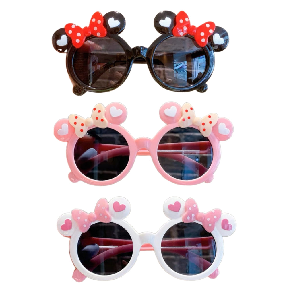 3PCS Kids Sunglasses Girls, Cute Cat Girls Sunglasses Colourful Cat Eye Set, Party children Favor, for Kids Toddler UV400 Age 3-10