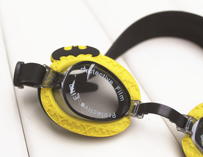 Kids Swimming Goggles Safe Soft Silicone Cap Hat Anti-Fog Waterproof No Leaking Crystal Clear Swim Goggles for Kids Children Boys Girls and Teens Age 3-15