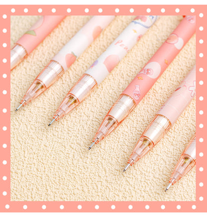 5 Pieces Mechanical Automatic Pencil Set 0.5 mm and one pencil case for Office School Stationary Party Favour Bag Fillers Gift Set