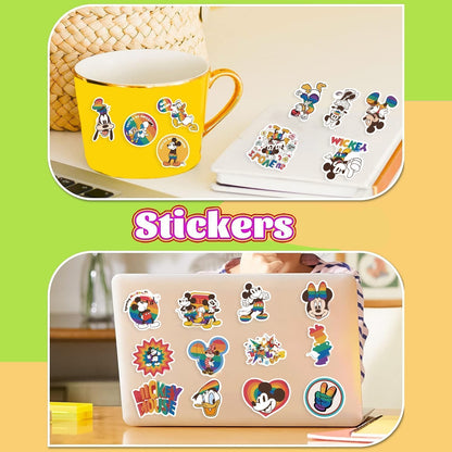 50pcs Princess Aven Superheros Toy Kids Stickers Luggage Laptop Skateboard Waterproof Party Bag Fillers Waterbottle Decal Graffiti Patches