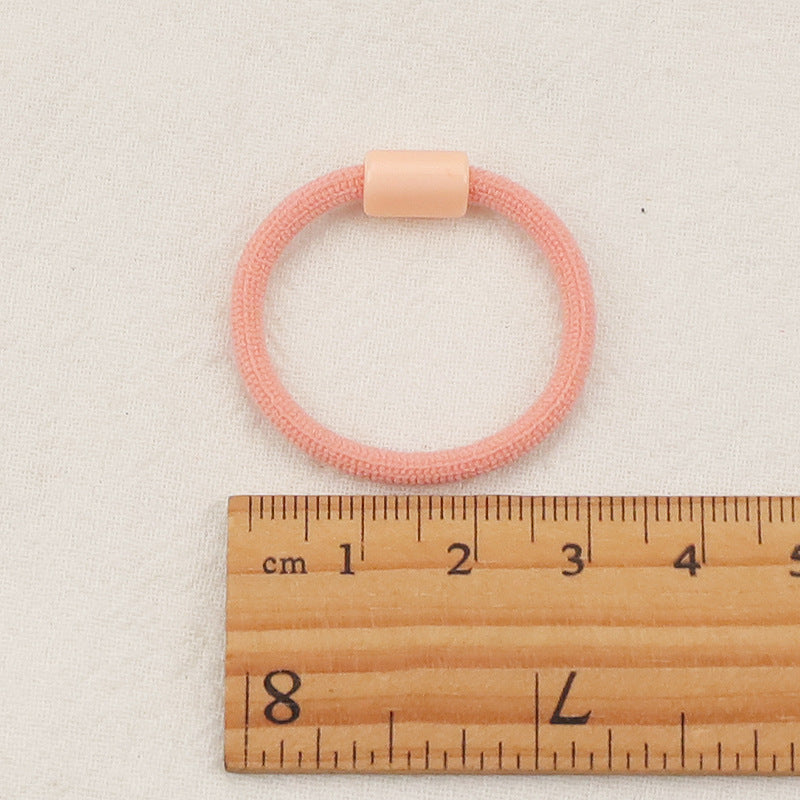 60Pcs Girls Women Thick 3CM Ties for Thick Heavy or Curly Hair Endless Hair Elastics colourful strong Bobbles Hair Ties Bands Ponios Ponytail Holders