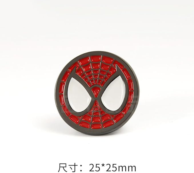 4PCS Stich Spider Medal Wopin Enamel Pins Cute Collectable Novelty Brooch Lapel Pin Badge for Backpacks Jackets Bags Gift Idea(Spiderman)