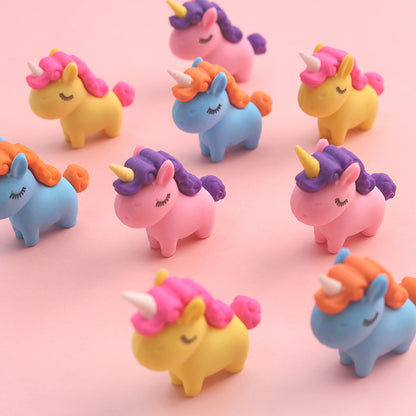 Unicorn Dinosaur Rubbers Pencil Eraser Erasers Rubber for Kids School Stationary Party Favour Bag Fillers Gift Set
