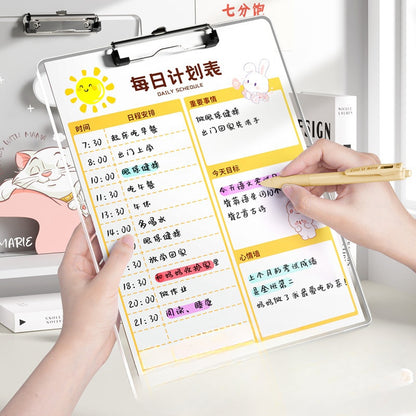 Wooden Clipboards Strong12.5 x 9 Inch A4 Size MClipboard Clipboards, Lightweight Wallets for Document Office School (Buzz, A4)