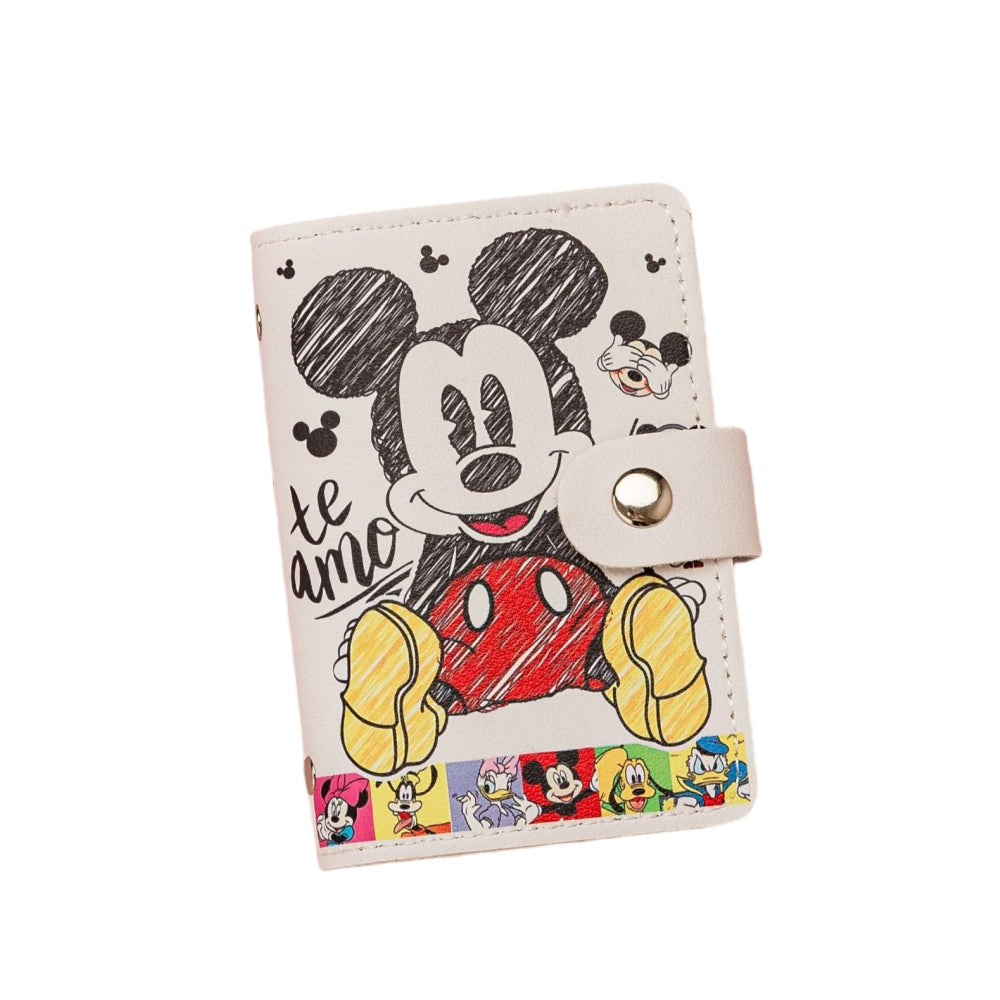 Kids GIrls Women Wallet Cute Trifold Wallet with Coin Purse Card Slots with zip pockets Gifts PU leather (Stitch 01)