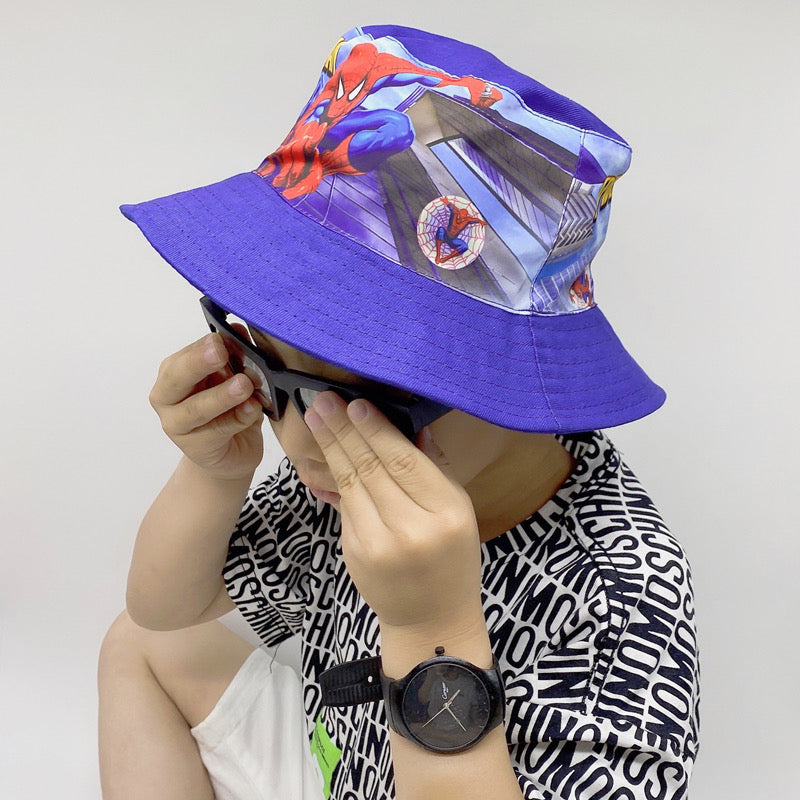 Kids Bucket Princess Sun Hat 4-12 Years Girls Boys Sports Outdoor Anti UV Lightweight Summer Beach Cool Hat Wide Brim Sun Protection